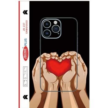 heart on couple hands mobile skin