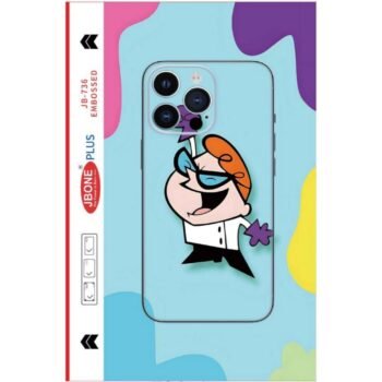 dexter cartoon mobile skin wrap