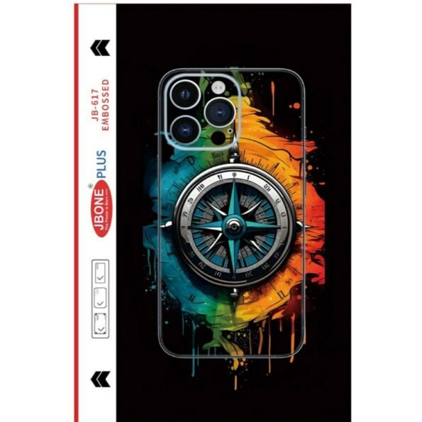 funky compass mobile skin